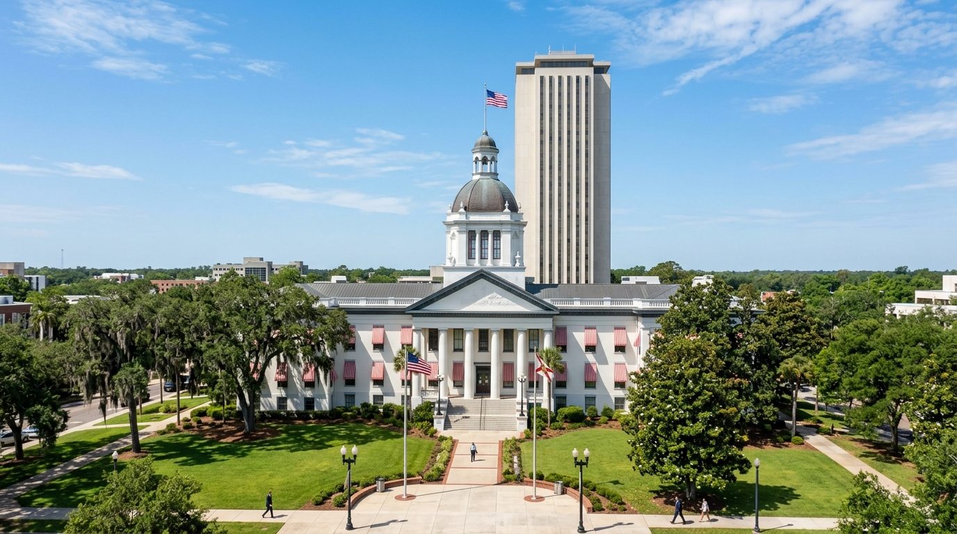 Florida registered agent service address shown on a Sunbiz business record
